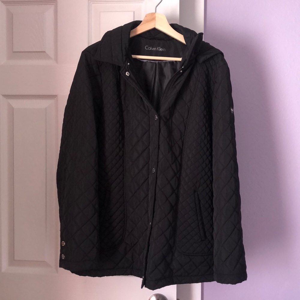 Calvin Klein Black Quilted Jacket